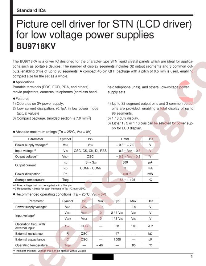 BU9718KV