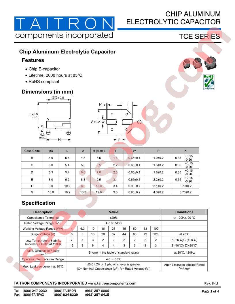 TCE10M35-B-XX-TR30