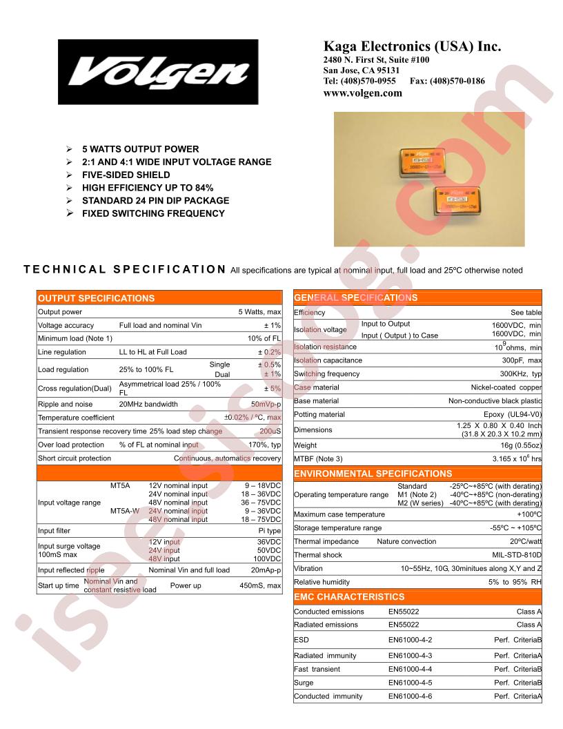 MT5A-1215SI