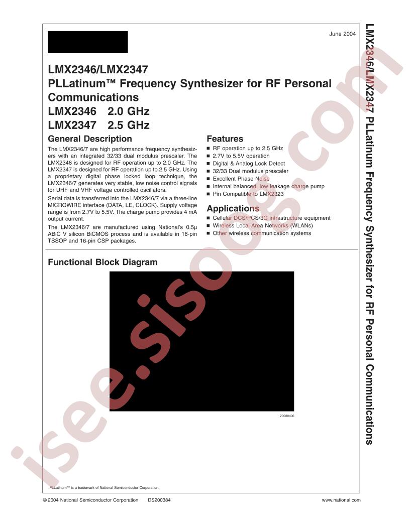 LMX2347SLBX