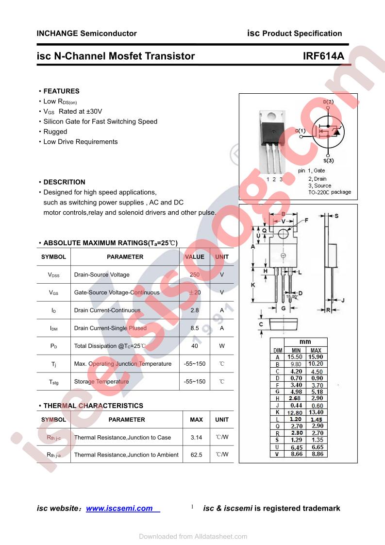 IRF614A