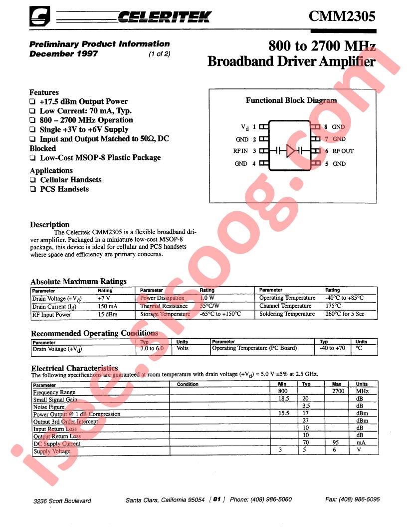 CMM2305