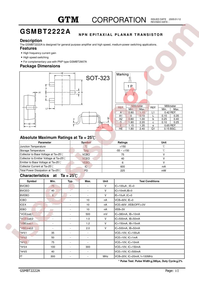 GSMBT2222A
