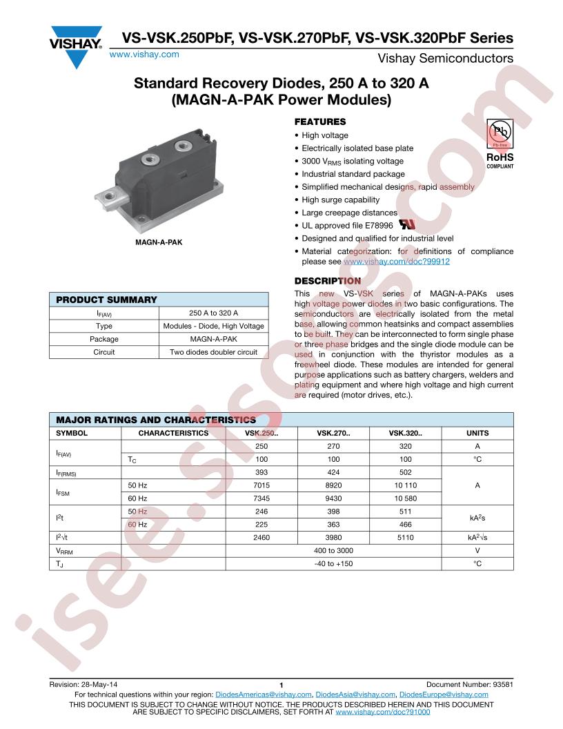 VS-VSK.250PBF