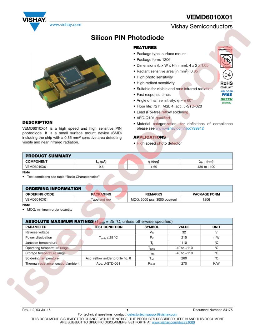 VEMD6010X01