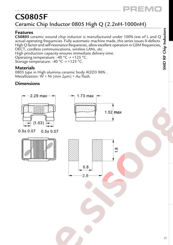 CS0805F