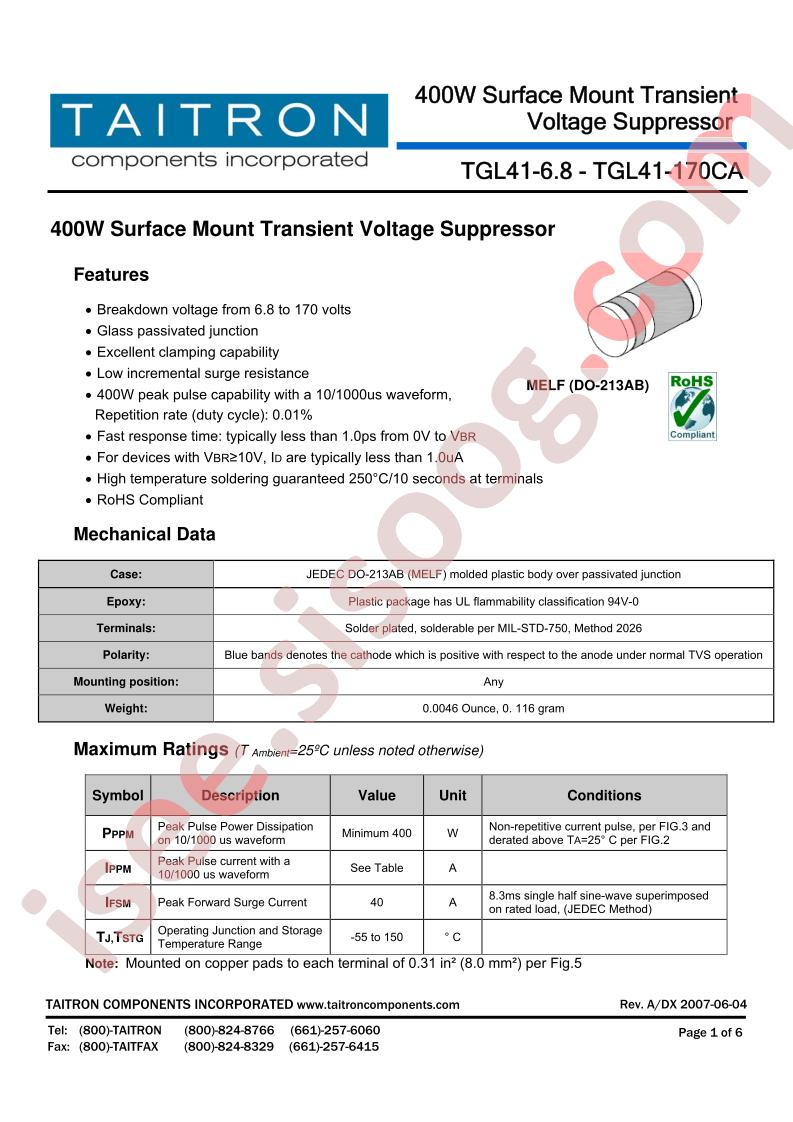 TGL41-170A