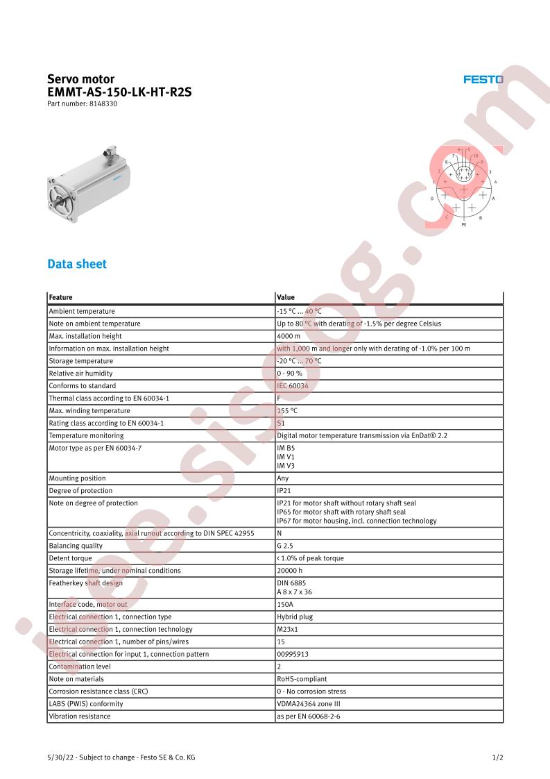 EMMT-AS-150-LK-HT-R2S