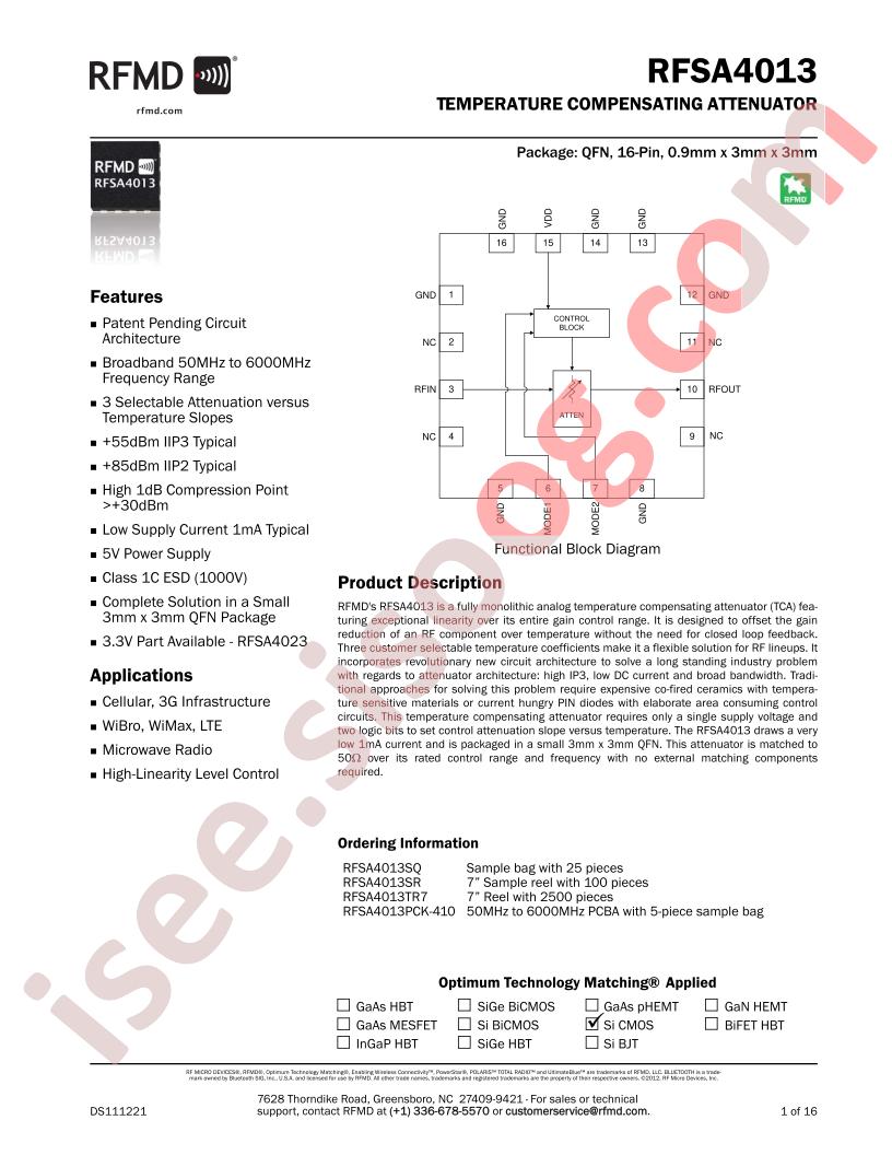 RFSA4013PCK-410