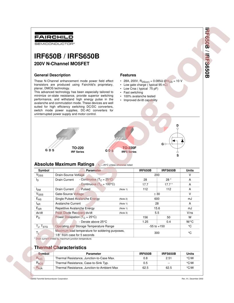 IRF650B