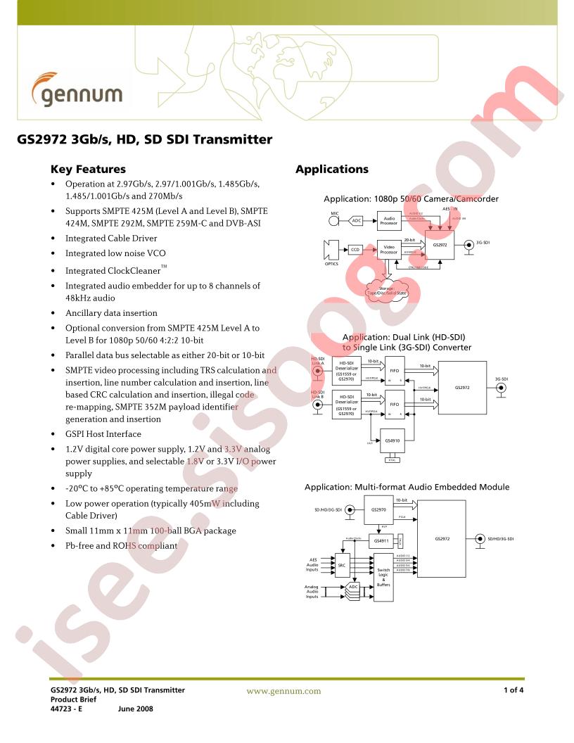 GS2972IBE3