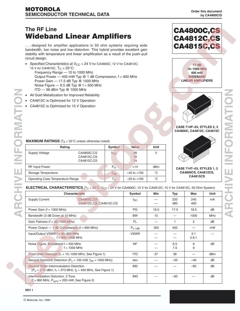 CA4800C
