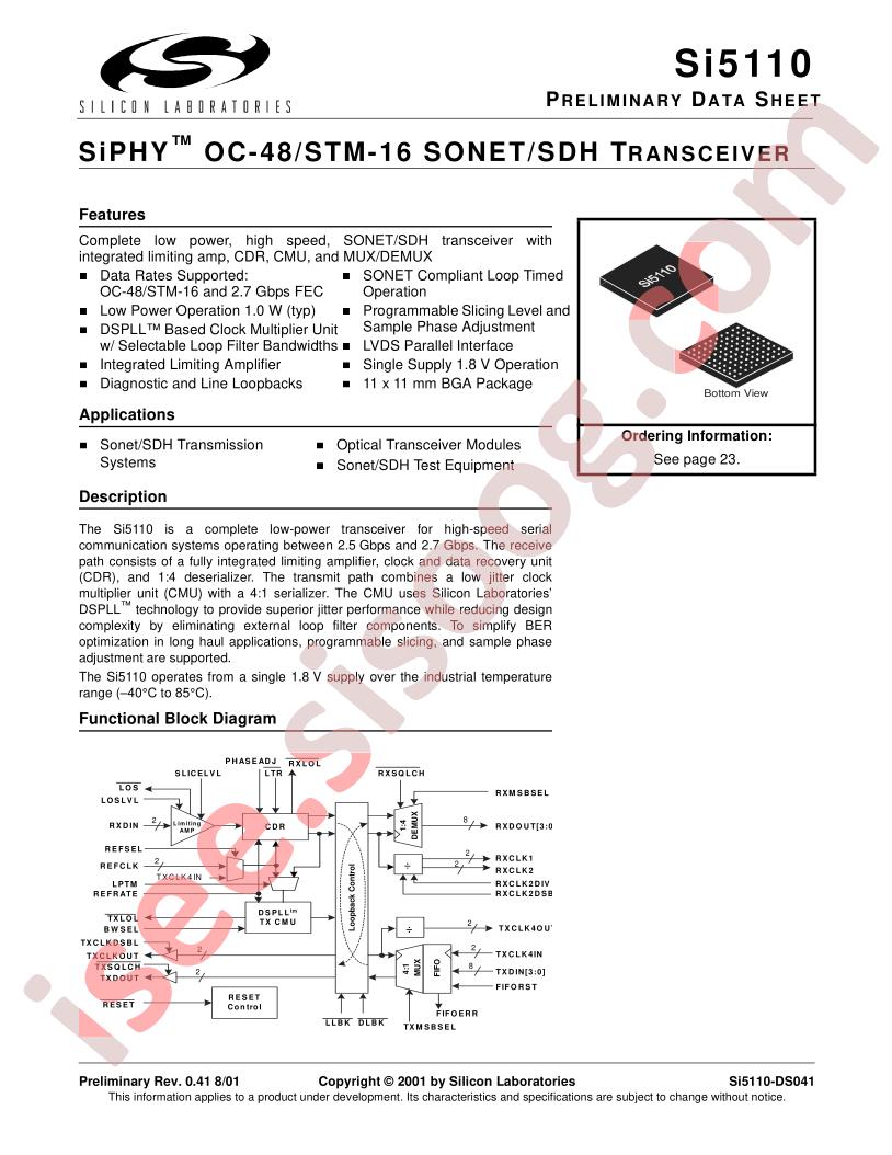 SI5110-BC