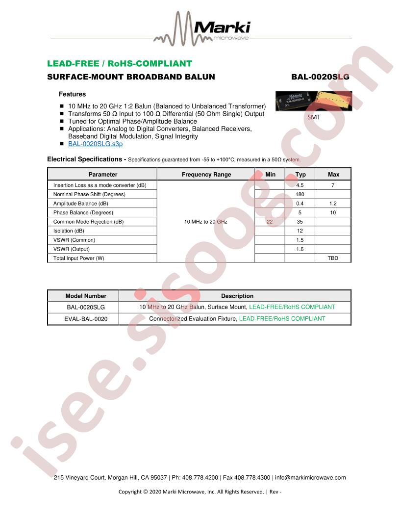 BAL-0020SLG