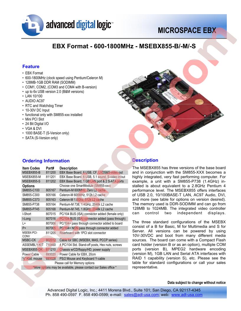 MSEBX855-B