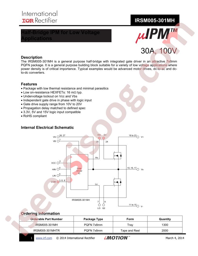 IRSM005-301MH