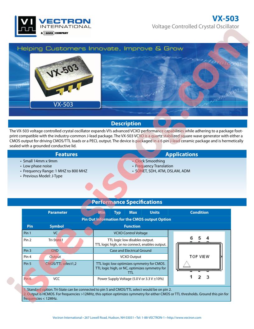 VCXO-5030-DAE-K