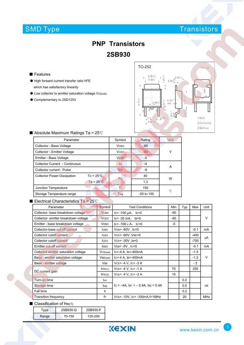 2SB930