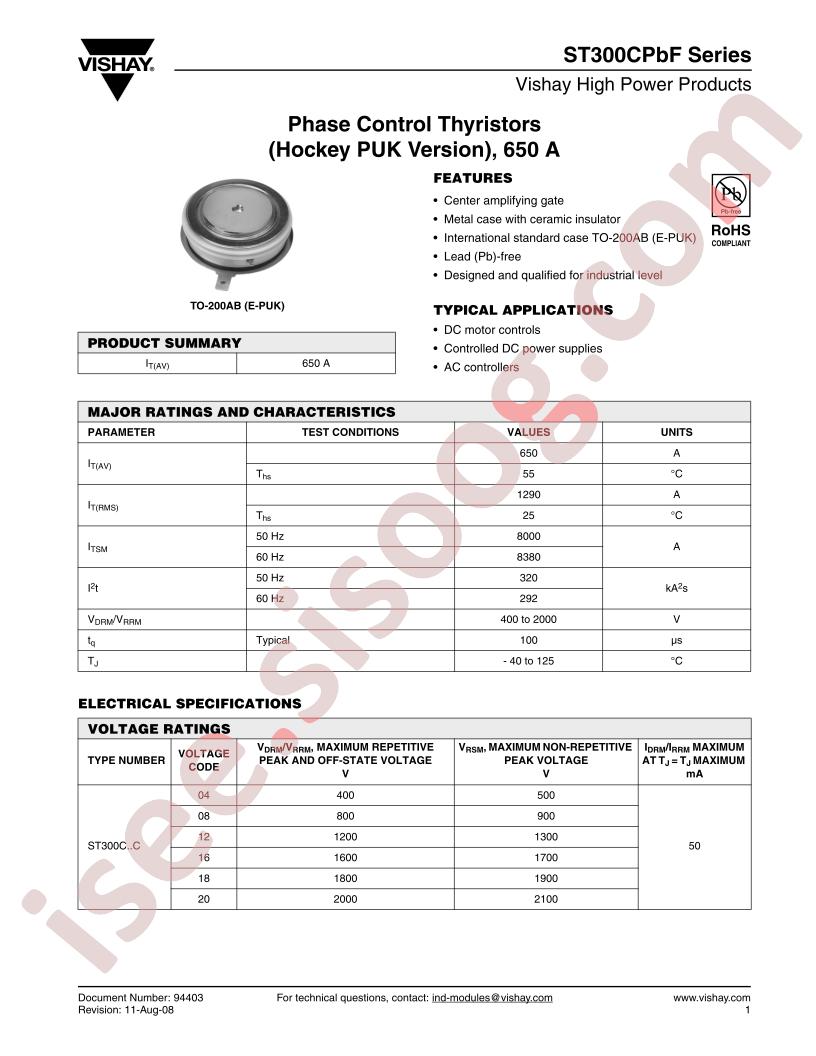 ST300C20C1-PBF