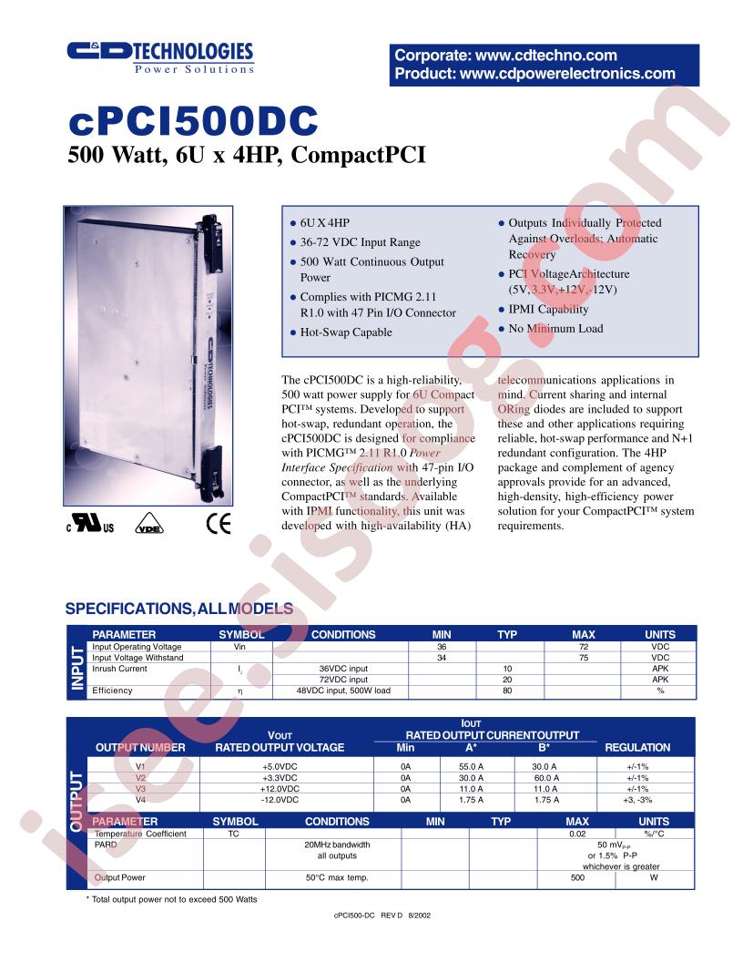 CPCI500DC