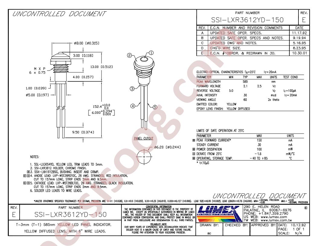 SSI-LXR3612YD-150