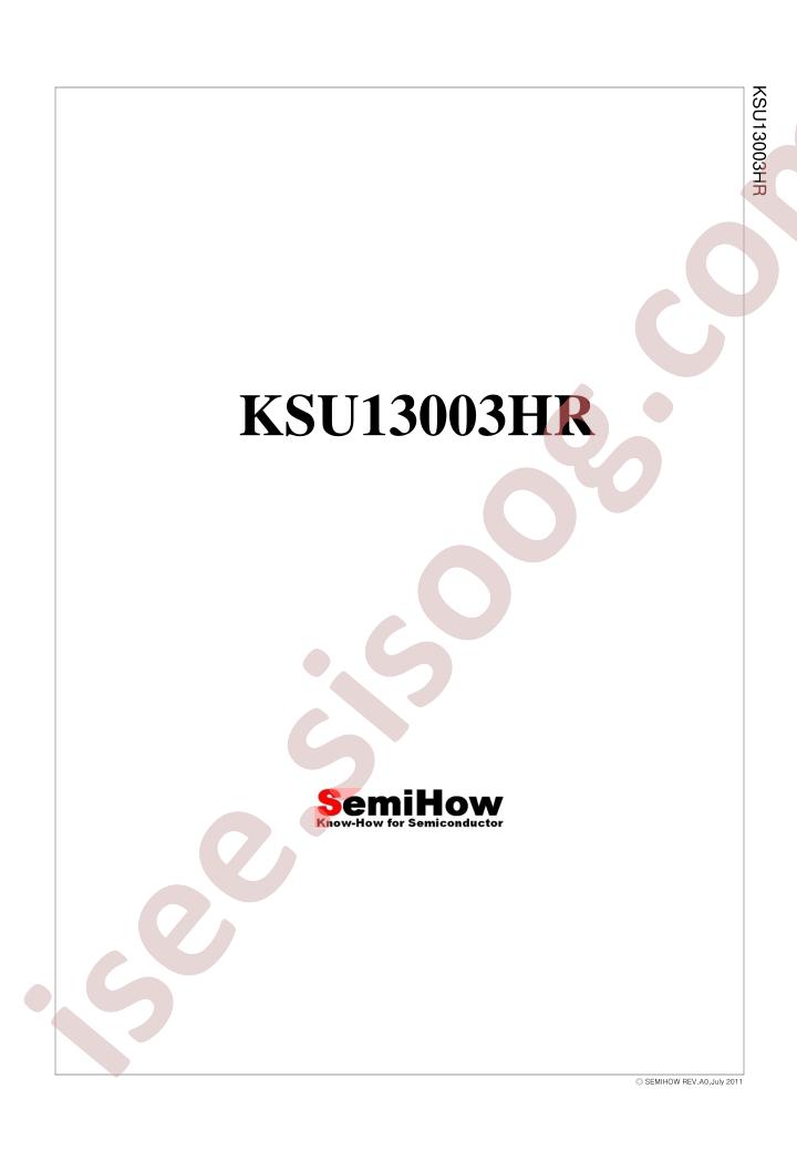 KSU13003HR