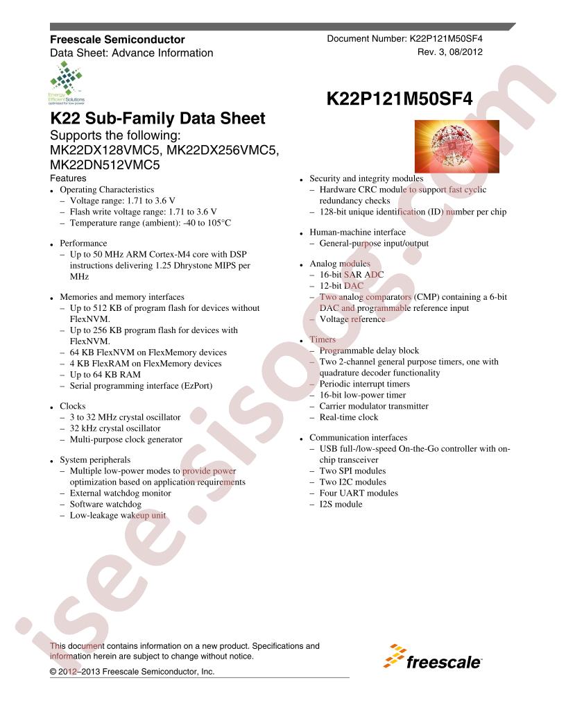 K22P121M50SF4