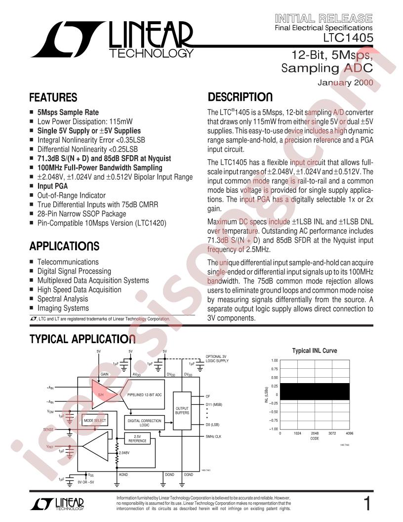 LTC1405