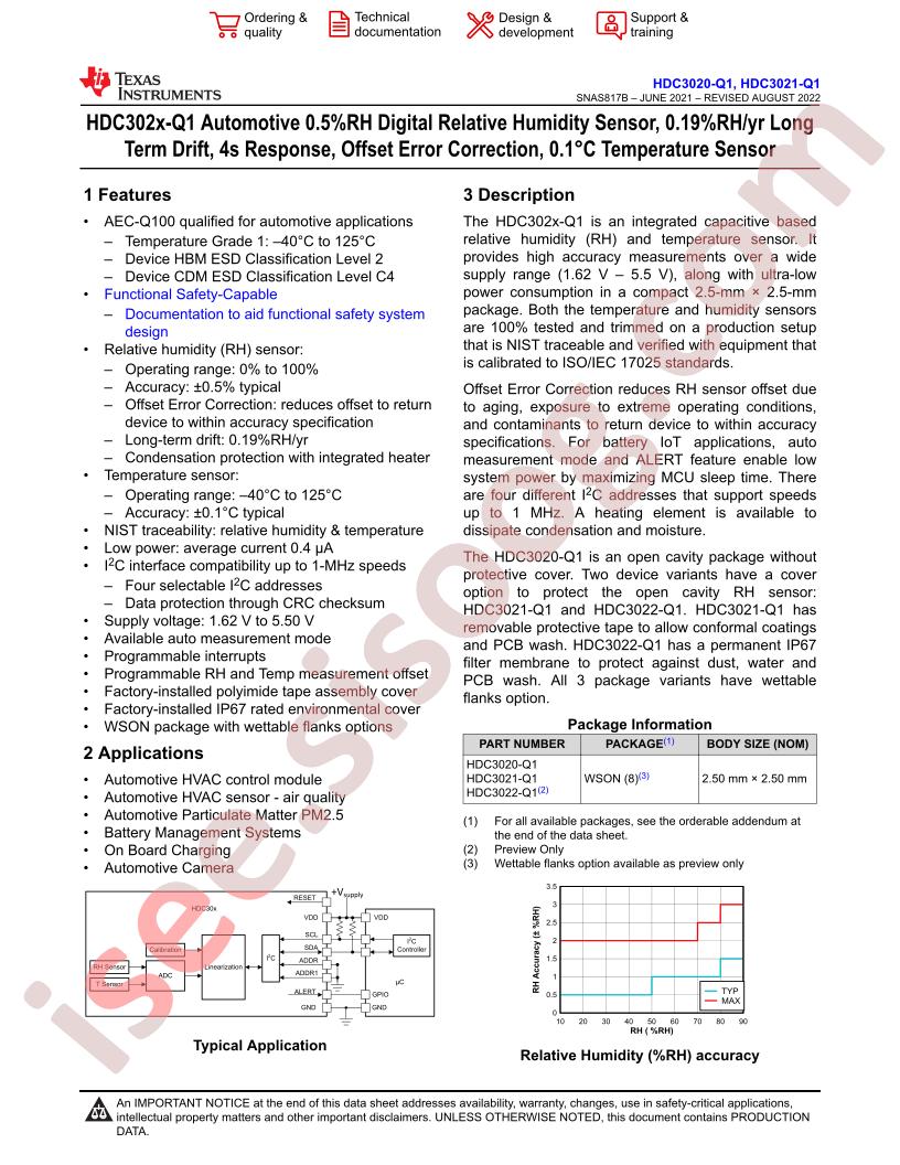 HDC3020-Q1