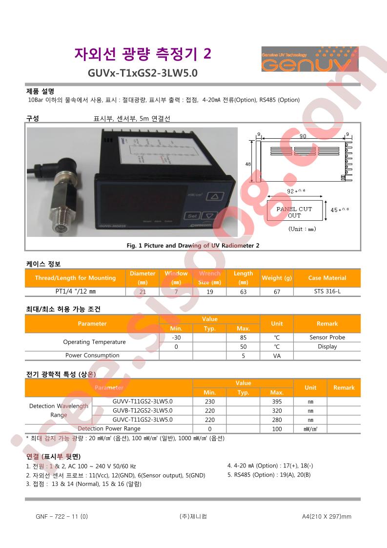 GUVX-T1XGS2-3LW5.0