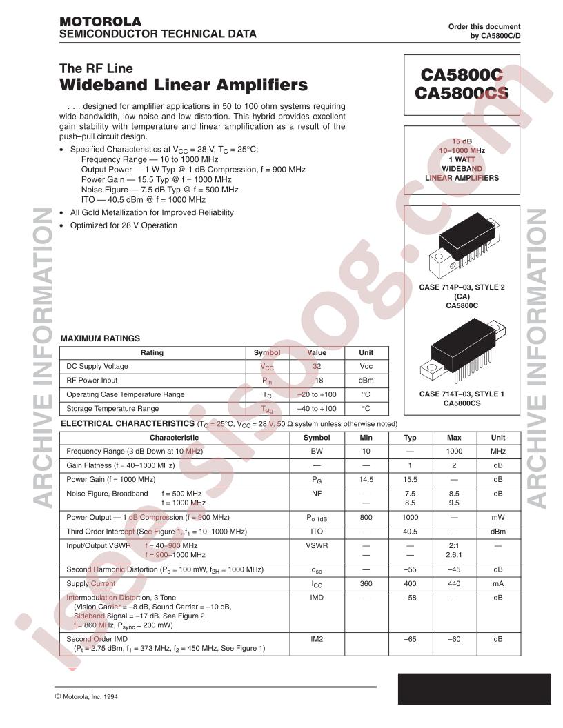 CA5800C