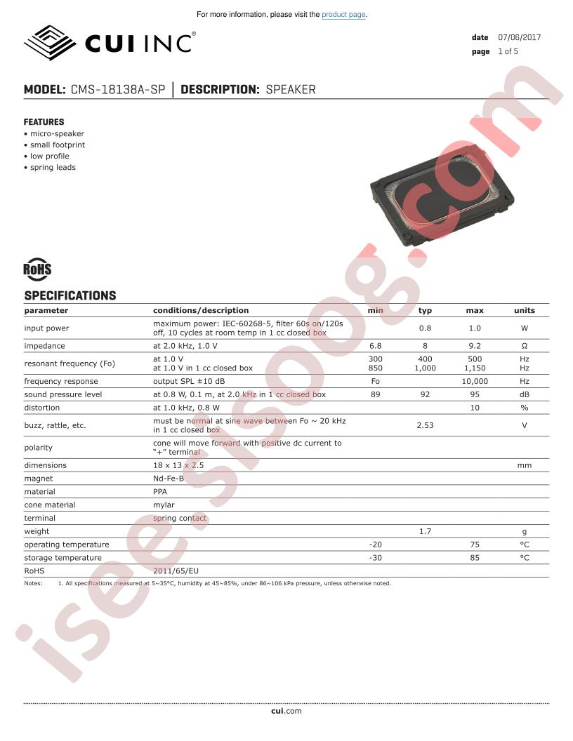 CMS-18138A-SP