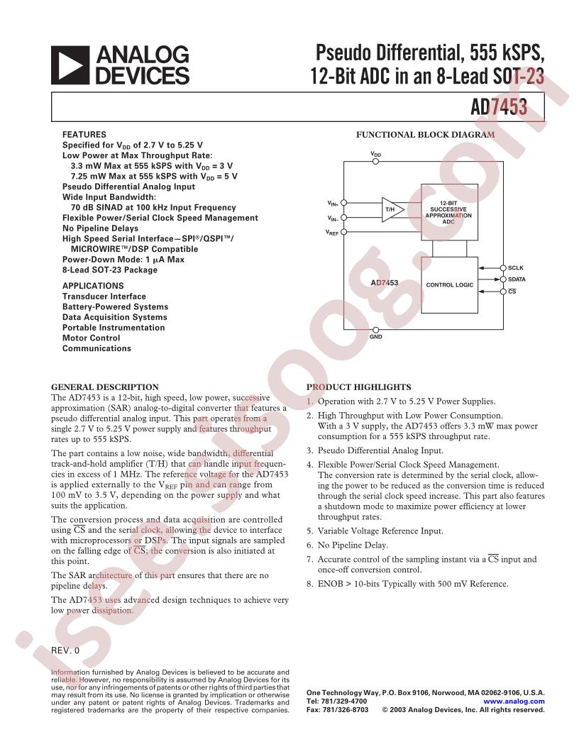 EVAL-AD7453CB2