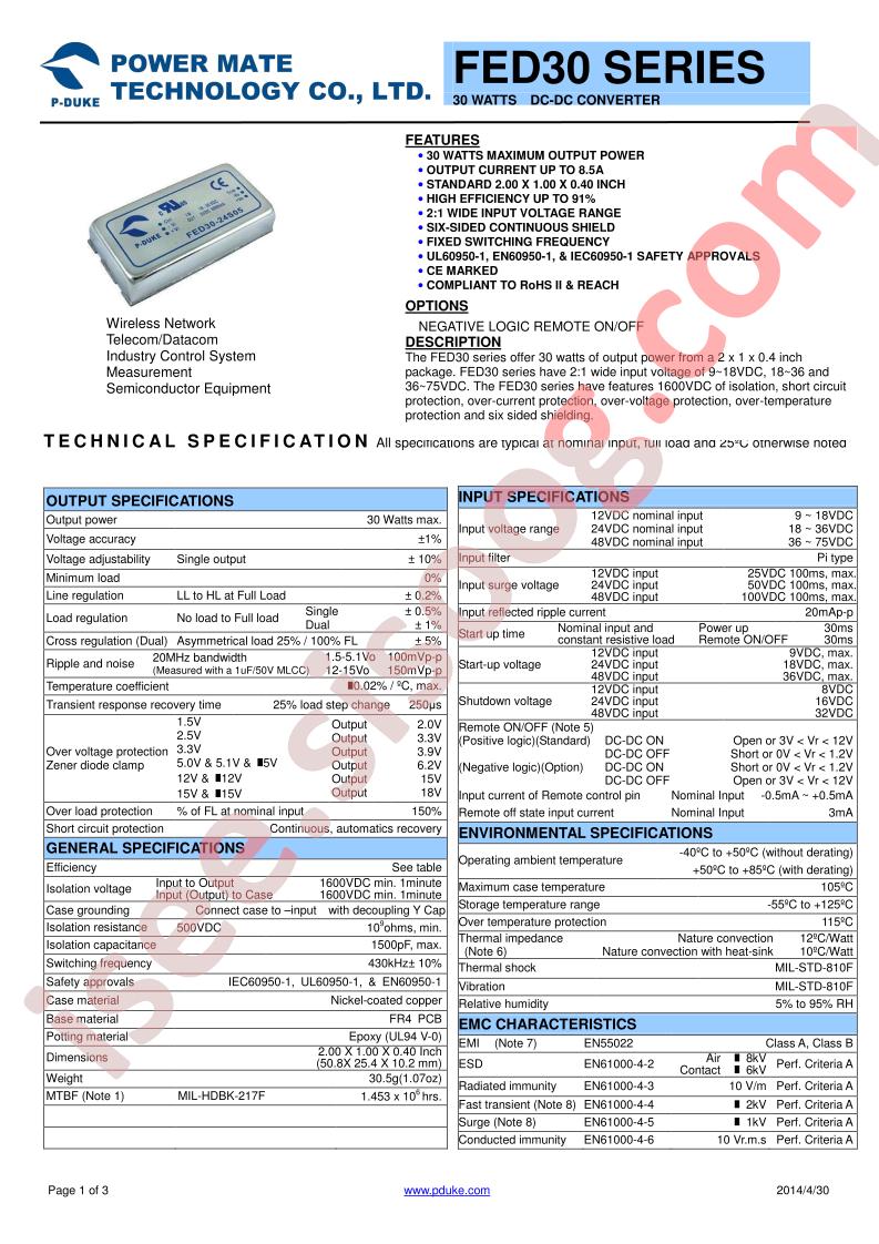 FED30-12D12