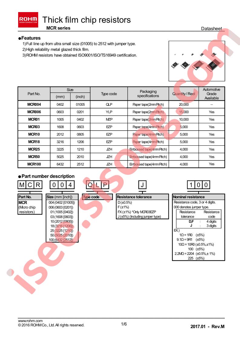 MCR50J100