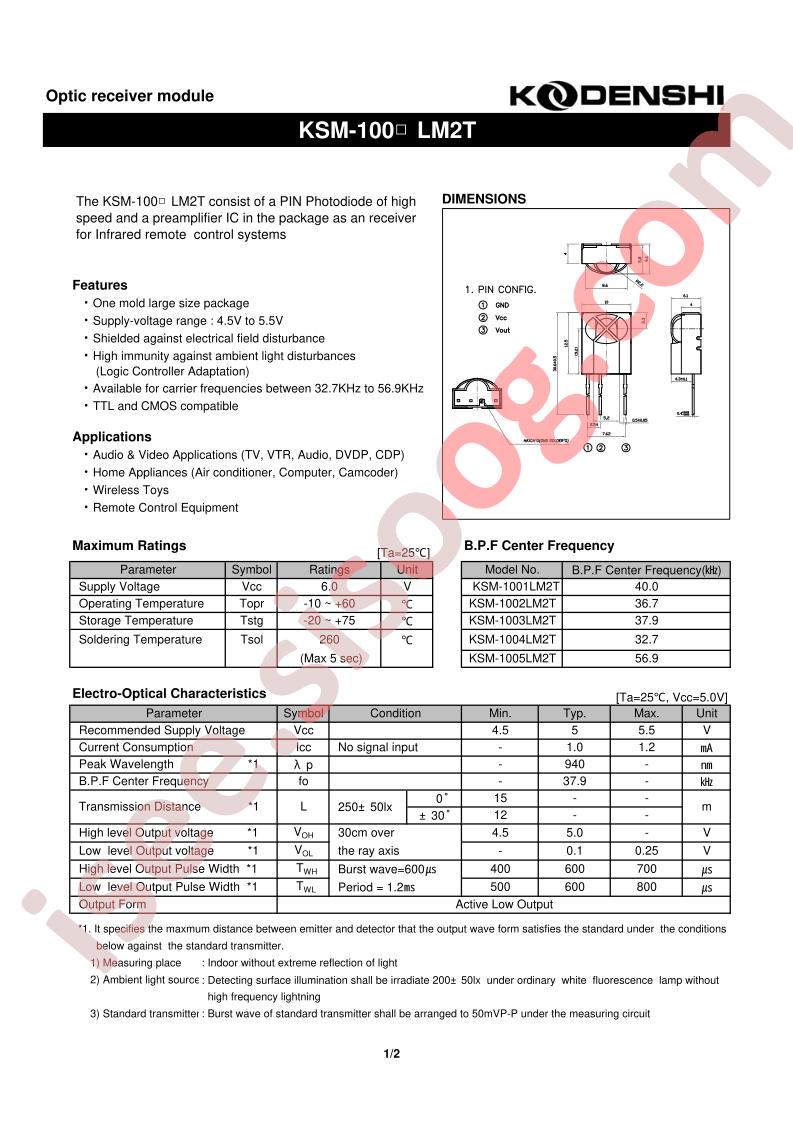 KSM-1001LM2T