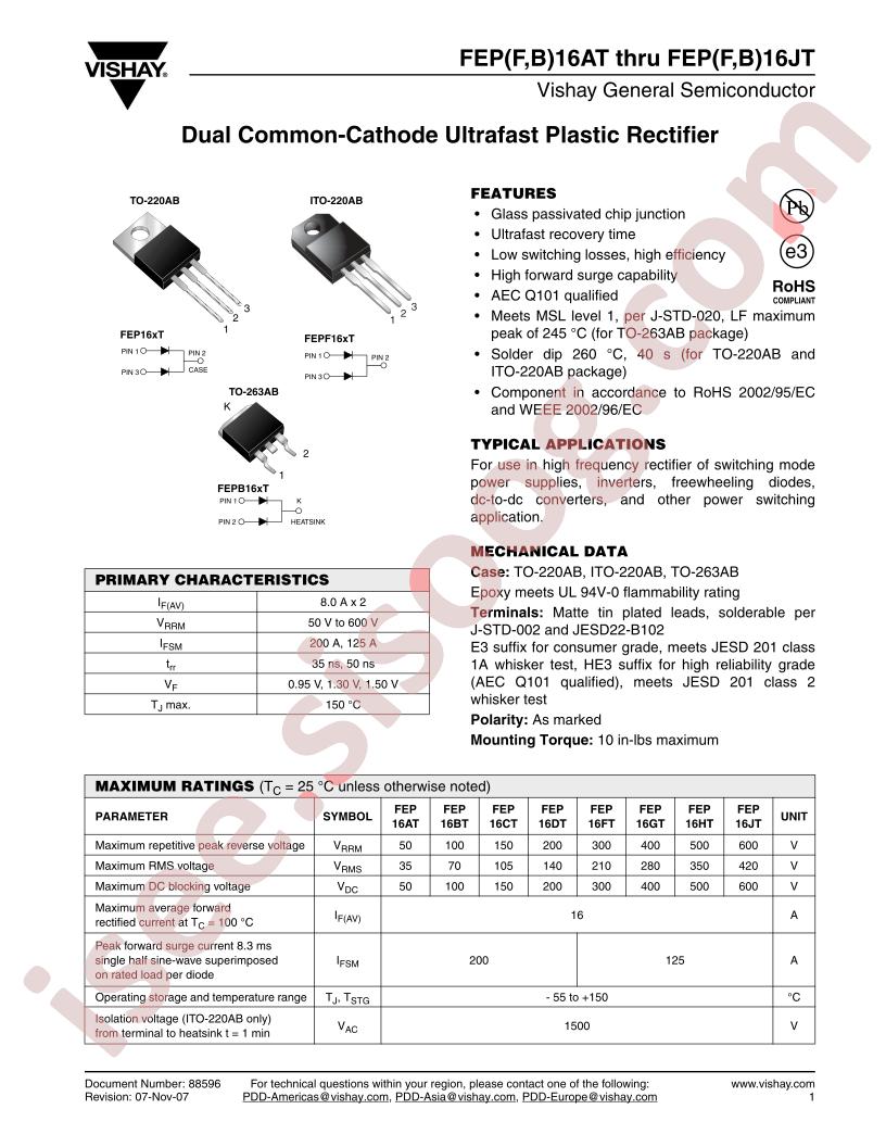 FEP16CT