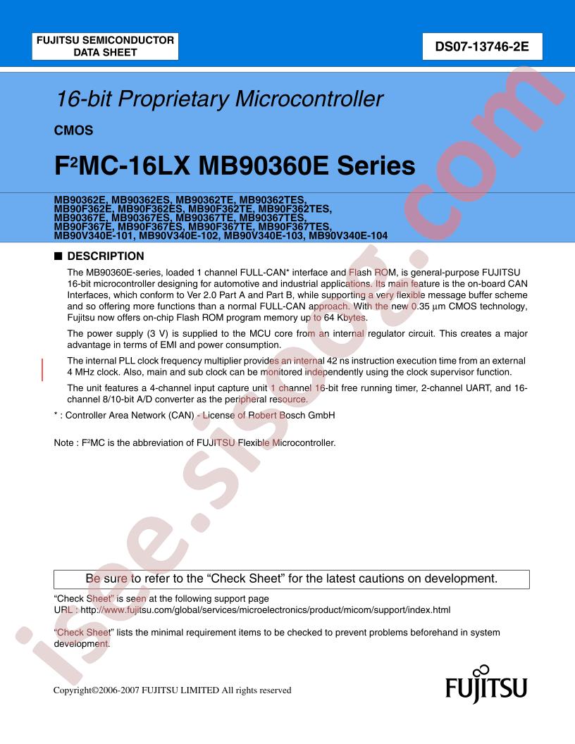 MB90F362ES