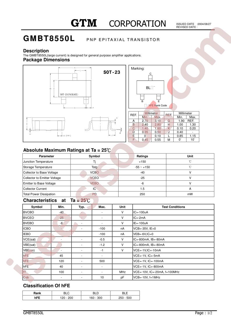 GMBT8550L
