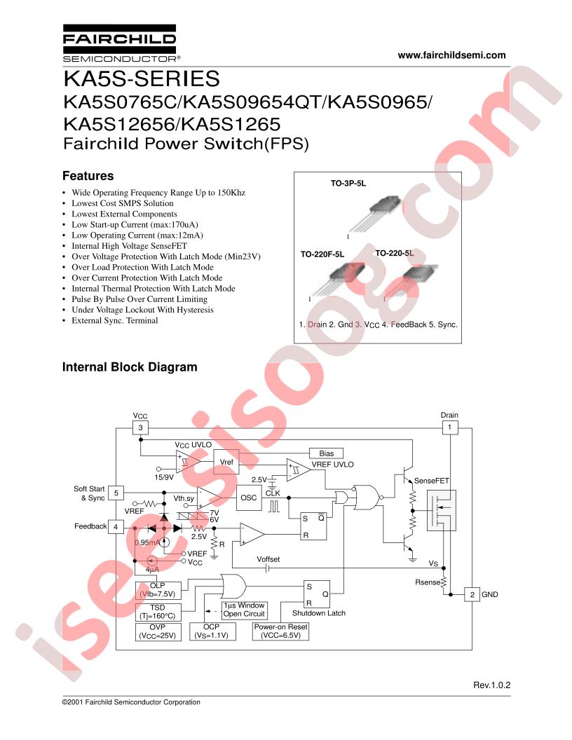 KA5S0765CYDTU