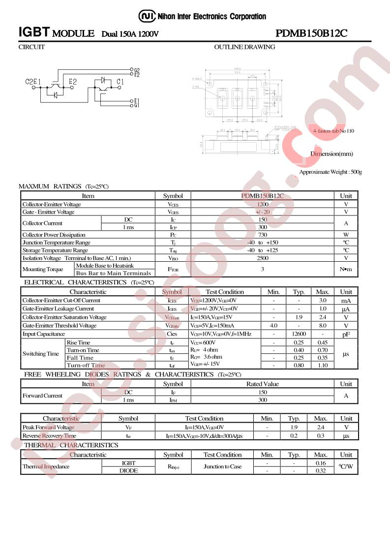 PDMB150B12C