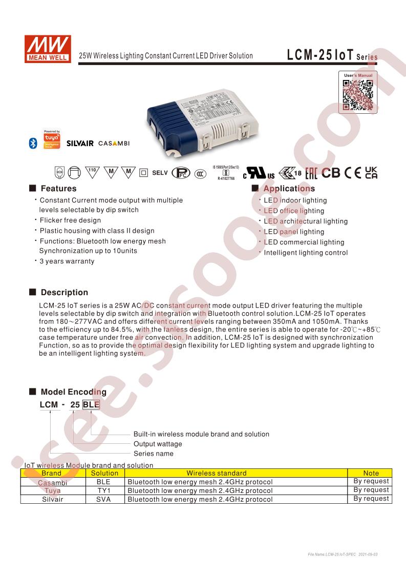 LCM-25BLE