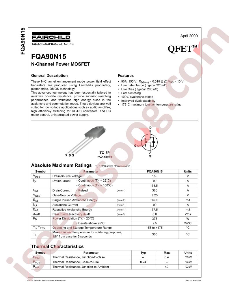 FQA90N15