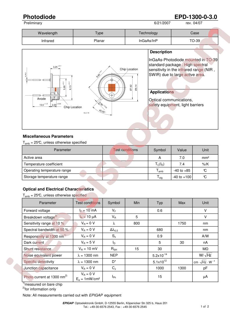 EPD-1300-0-3.0