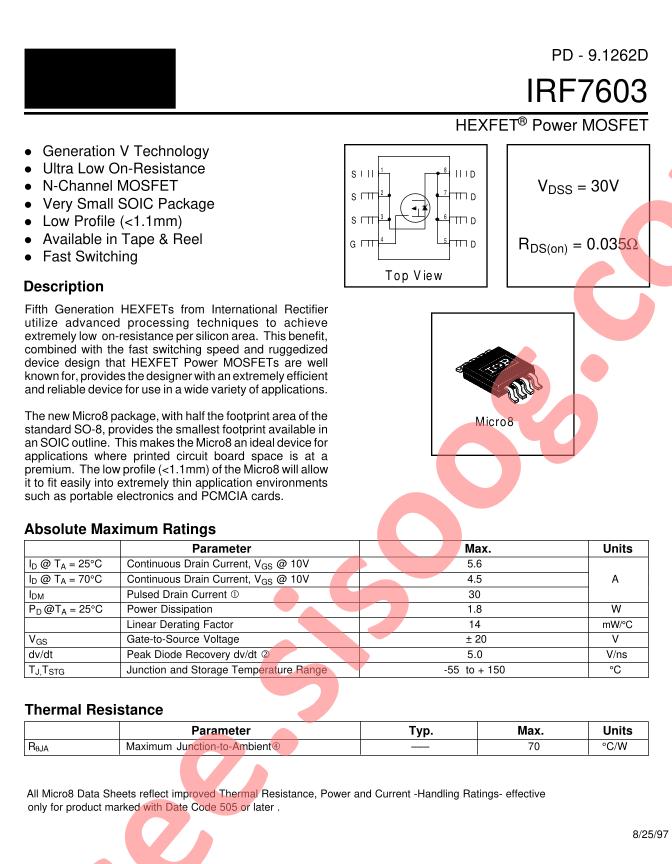 IRF7603