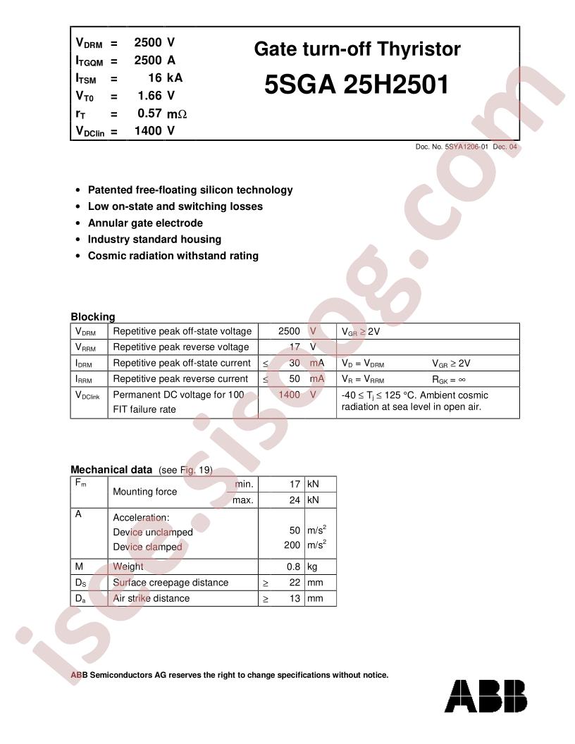 5SGA25H2501