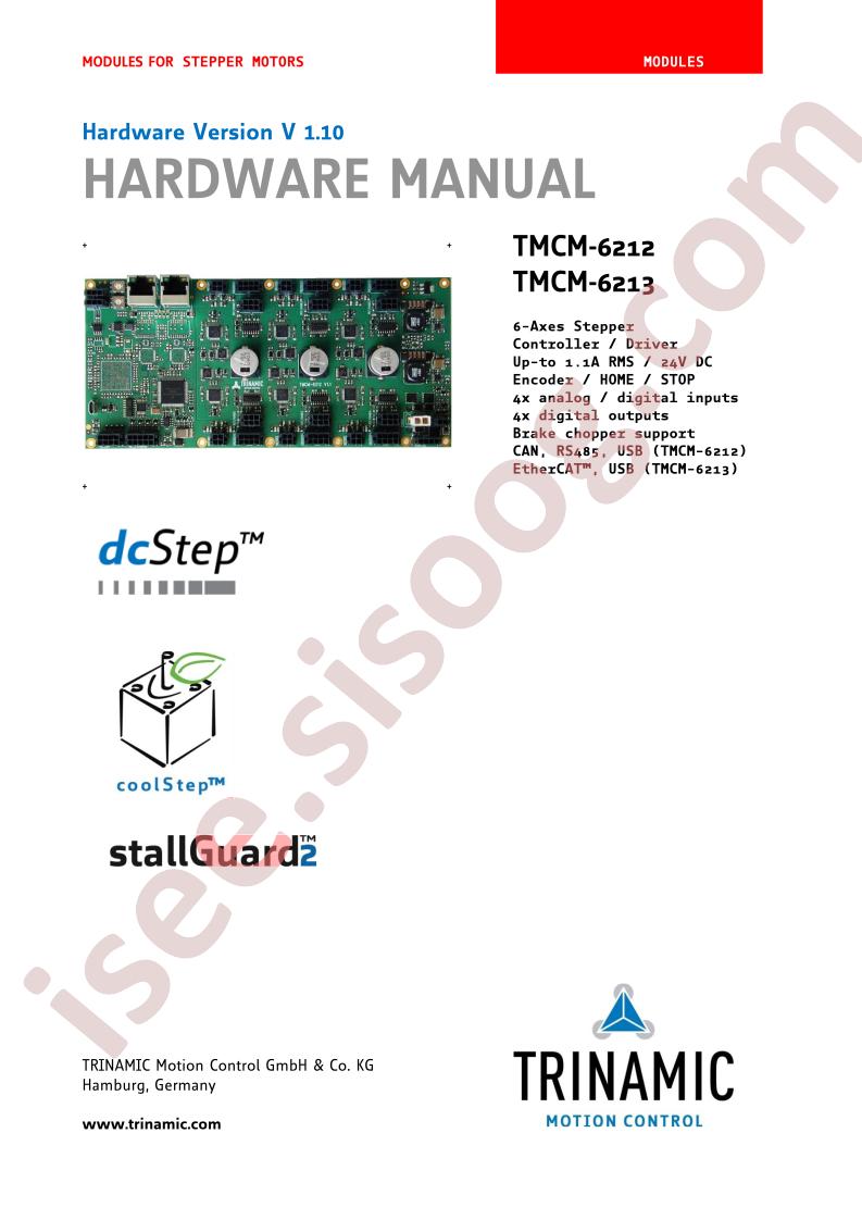 TMCM-6212-CANopen