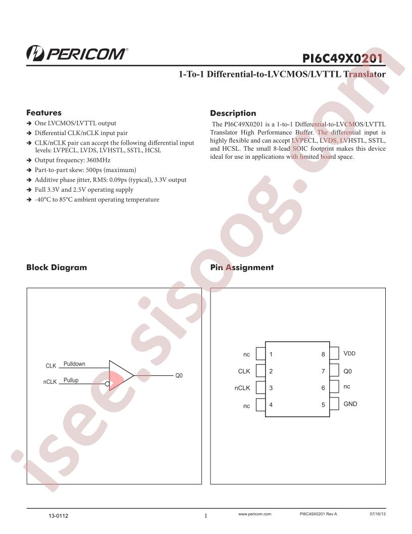 PI6C49X0201WIE