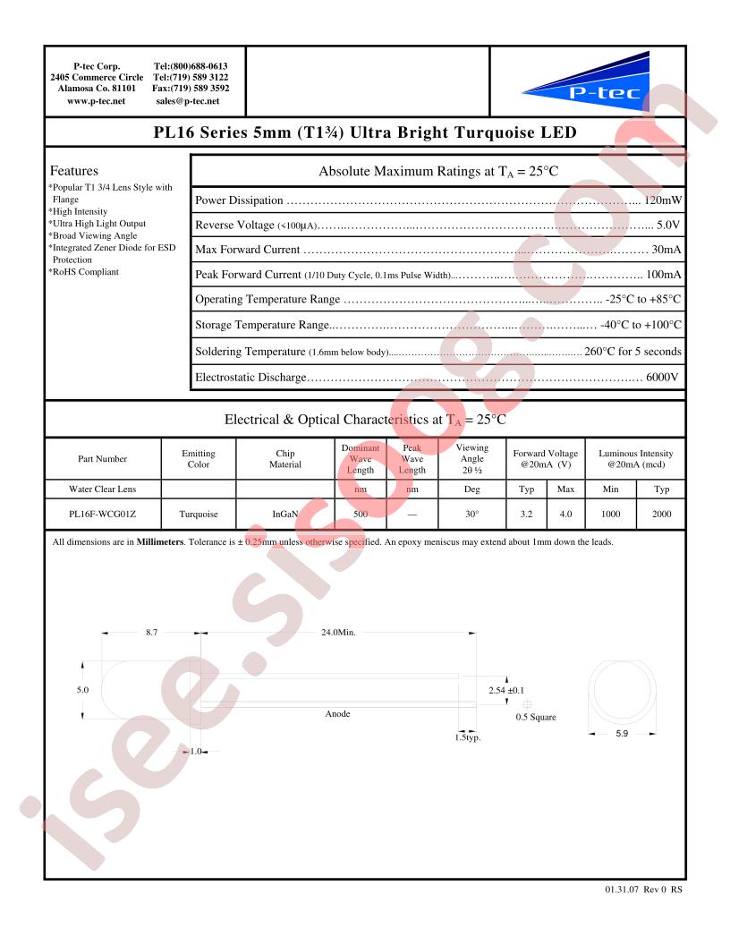 PL16F-WCG01Z