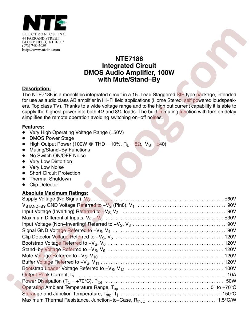 NTE7186